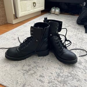 MIA faux leather combat boot